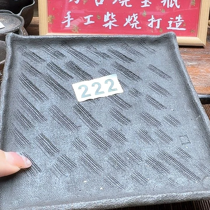 纯手工制作粗陶茶具