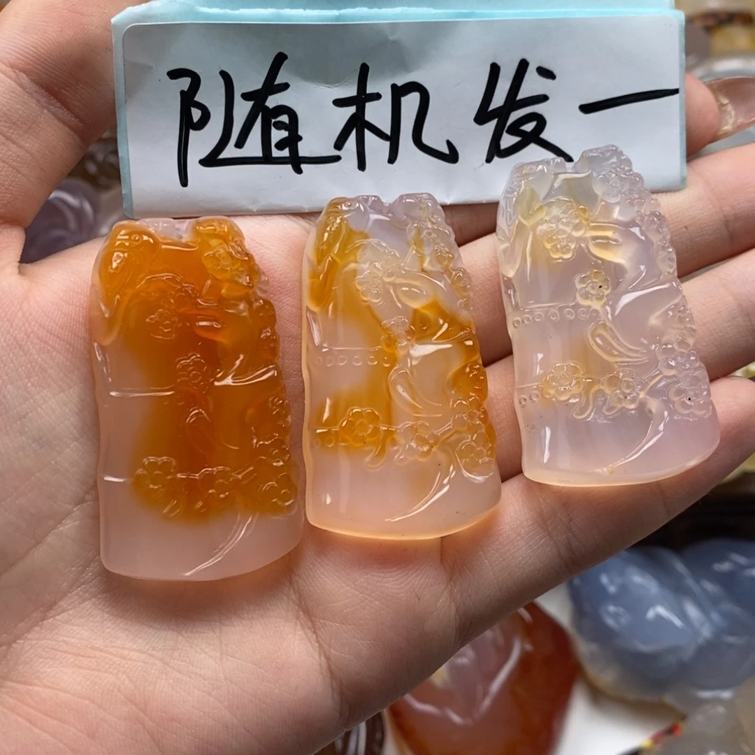 玛瑙/玉髓未镶嵌颈饰