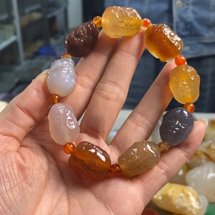 玛瑙/玉髓吊坠(不含链)未镶嵌