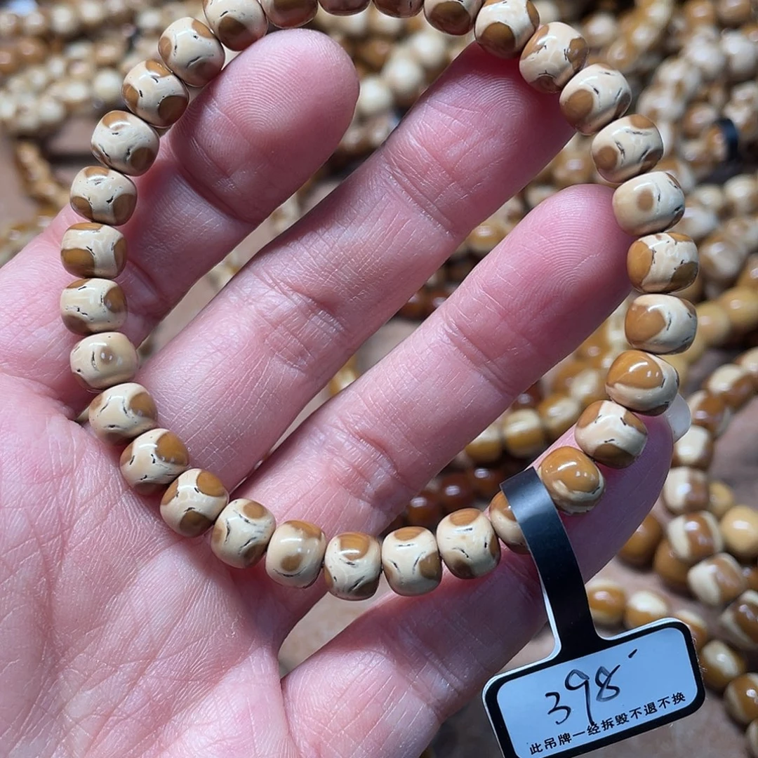 紫金鼠吊坠实心紫金鼠手串8鬼脸