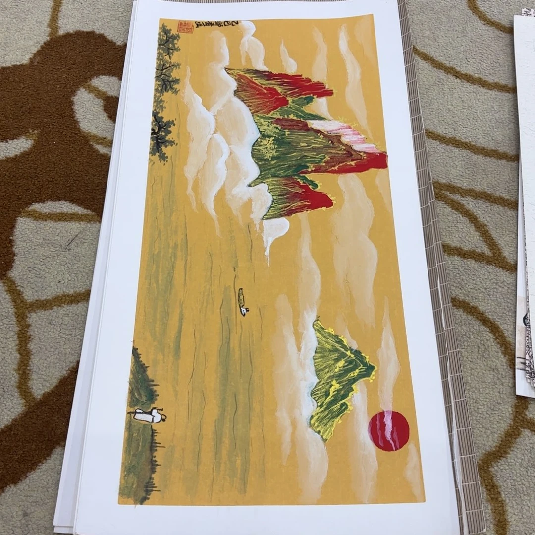 国画33-66卡纸作品艺