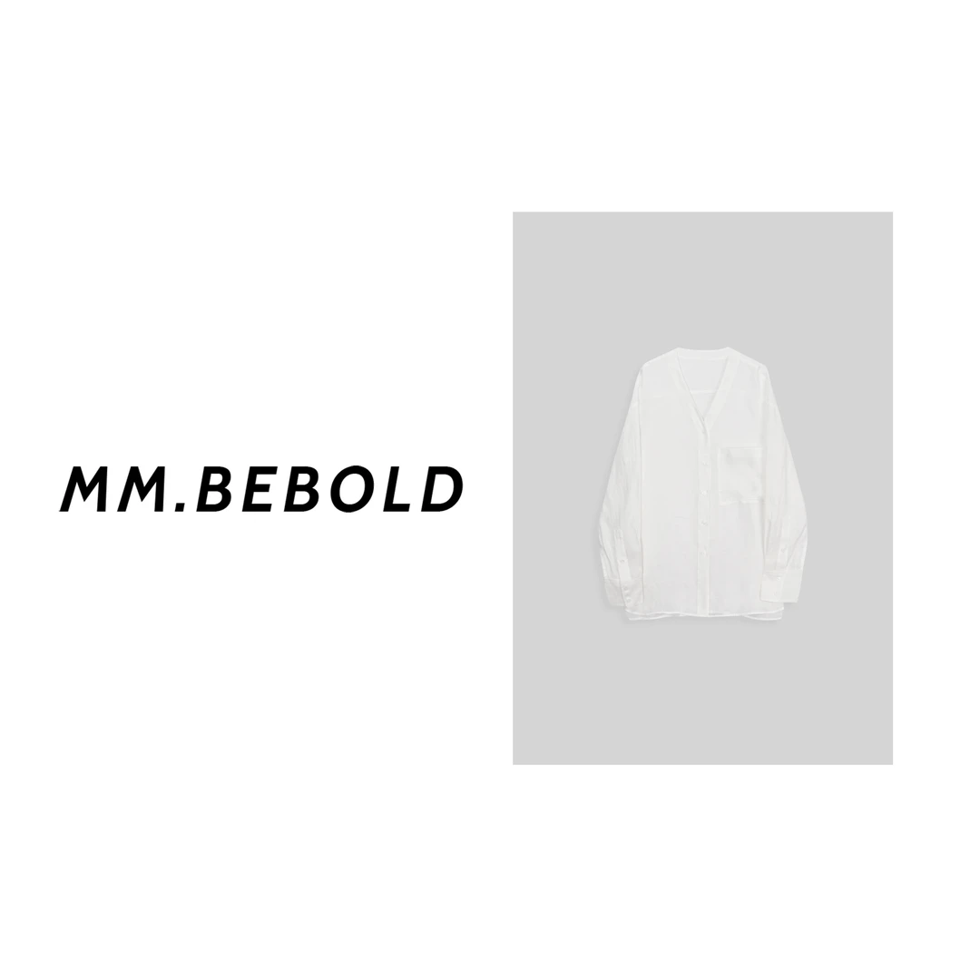 【蓓蓓精选】松弛随性V领衬衫LZ11010