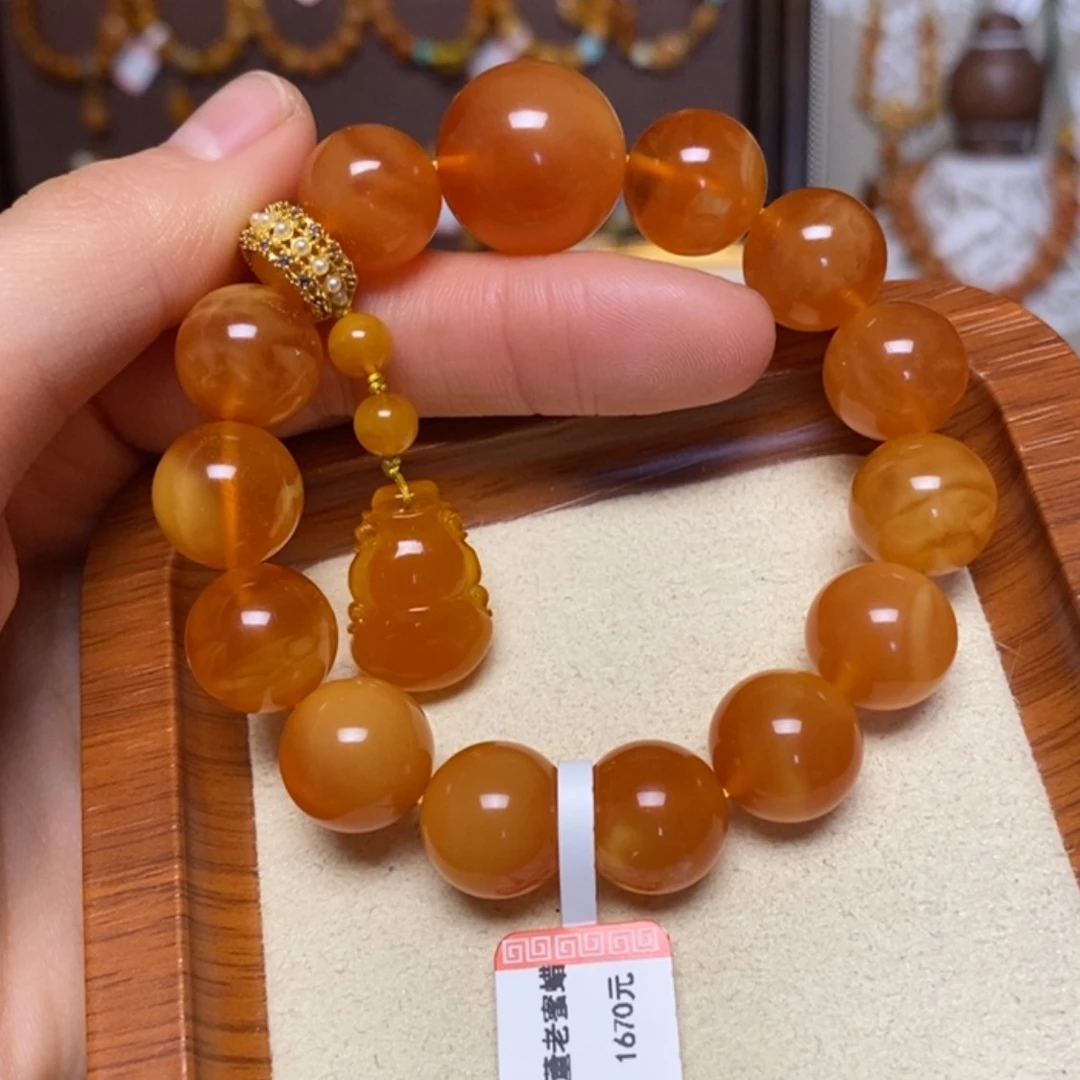 【闪购商品】手链蜜蜡未镶嵌手串