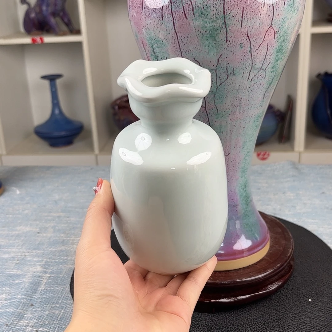 瓷片花器摆件精品