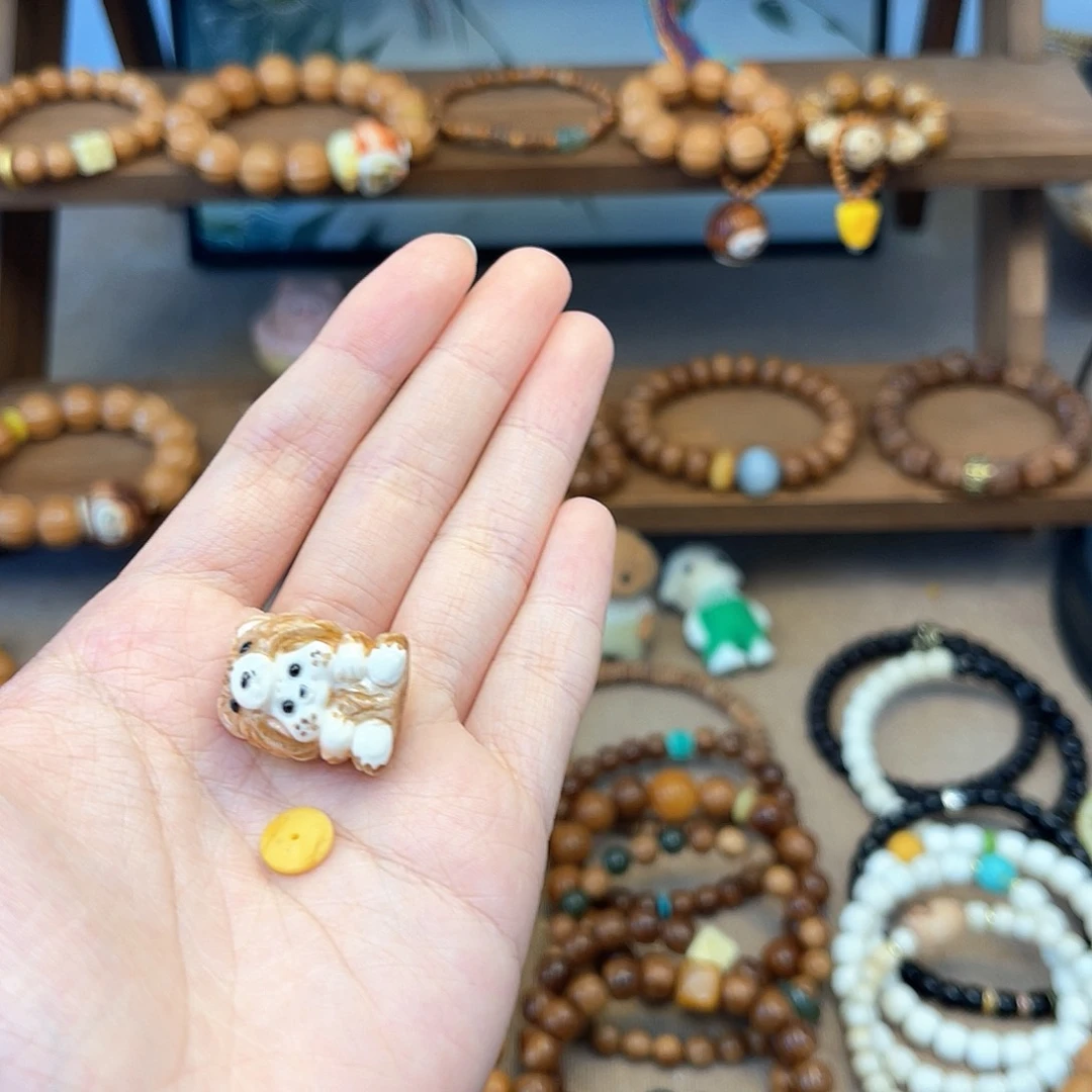 白玉菩提手串旭*配件配件