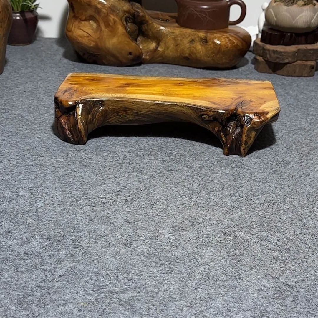 黄金刺材质摆台，壶承