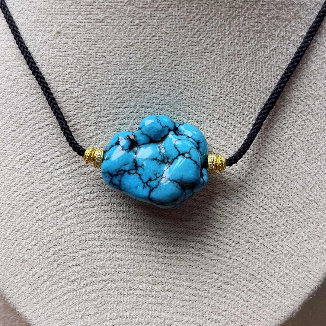 未镶嵌绿松石珠宝奇石