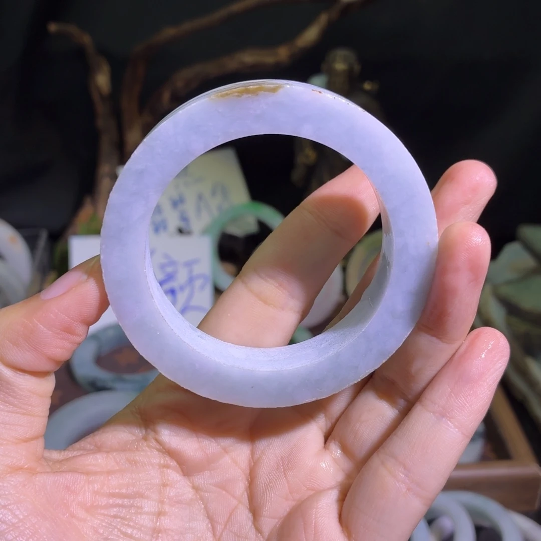 定制翡翠未镶嵌翡翠A货毛胚手镯定制