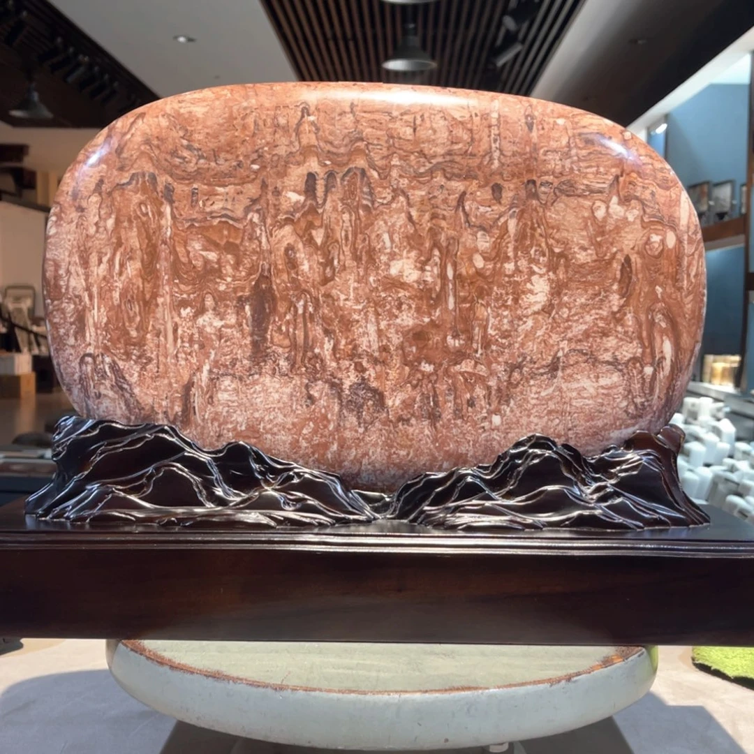 彩石三峡清江画面石51/35/4古典壁画