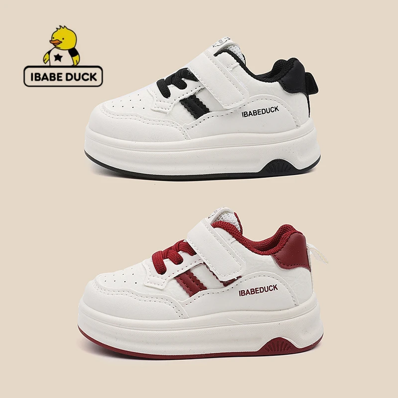 ibabe Duck/芽宝小黄鸭儿童运动鞋新款女童鞋宝宝鞋男童鞋 板鞋
