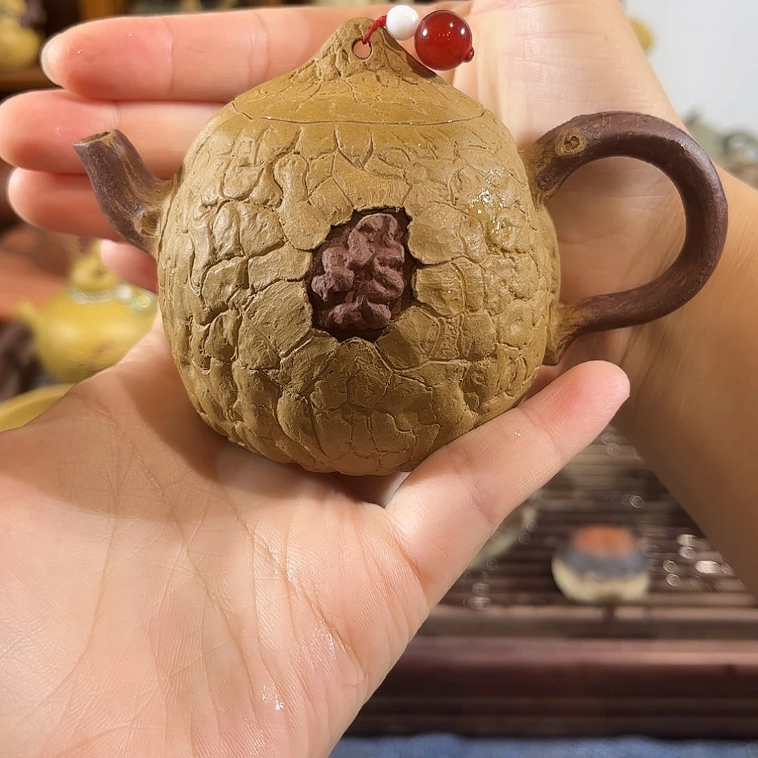 紫砂茶宠紫砂核桃