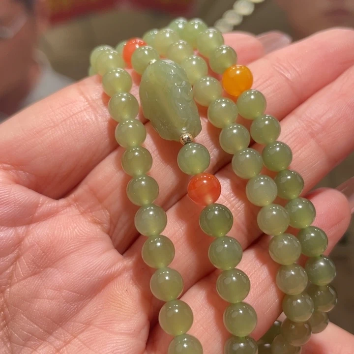和田玉未镶嵌颈饰多样性发货，发其一