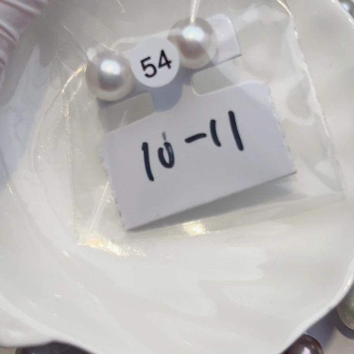 淡水珍珠耳饰银S925镶嵌