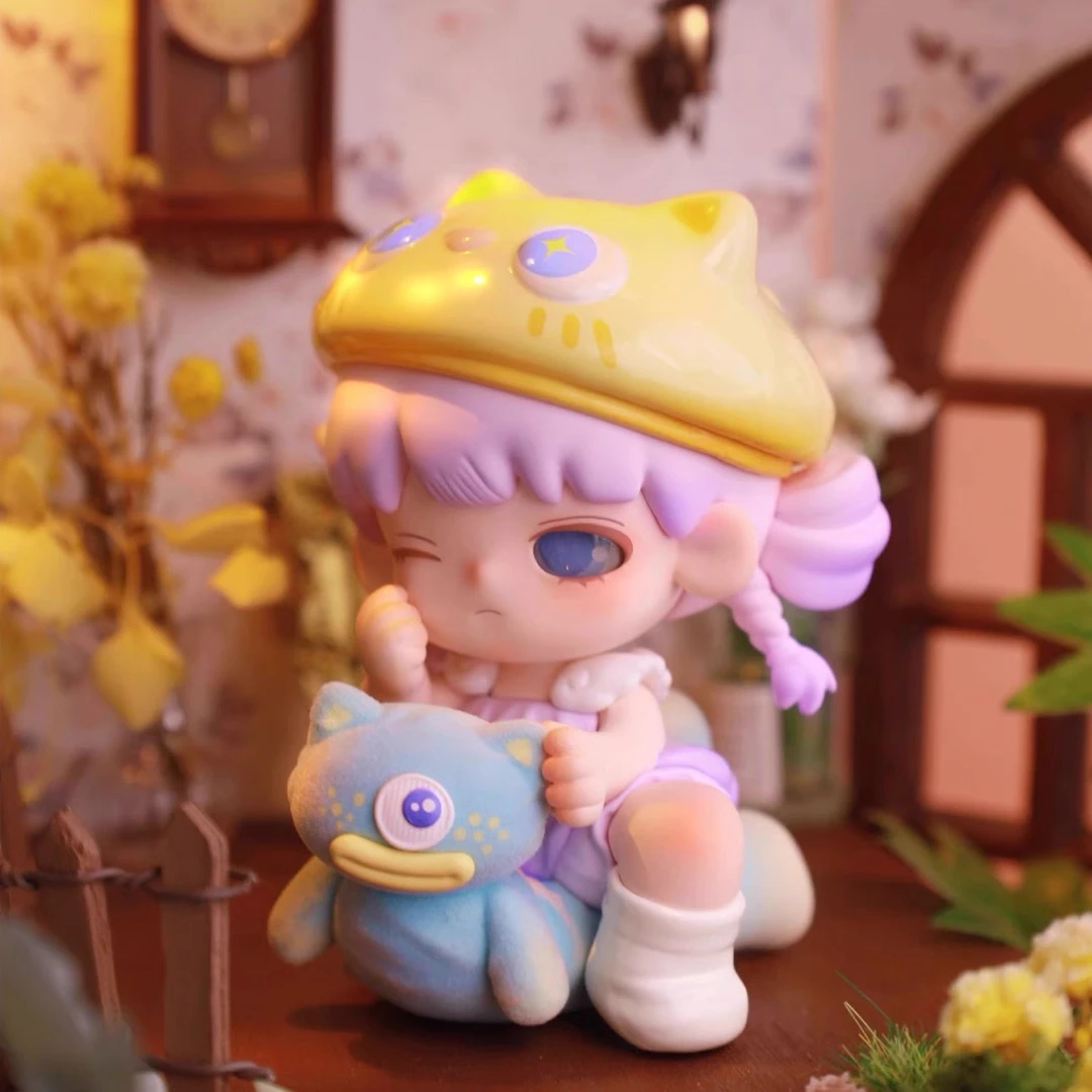 正版YOBU悠布无人看到的角落盲盒桌面摆件潮玩公仔女生日礼物送礼