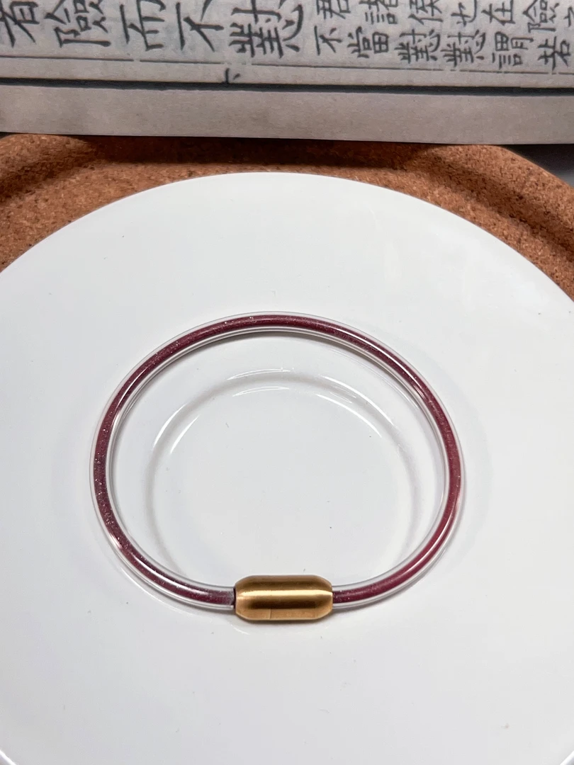 天然辰砂【禧环】琉璃朱砂手镯