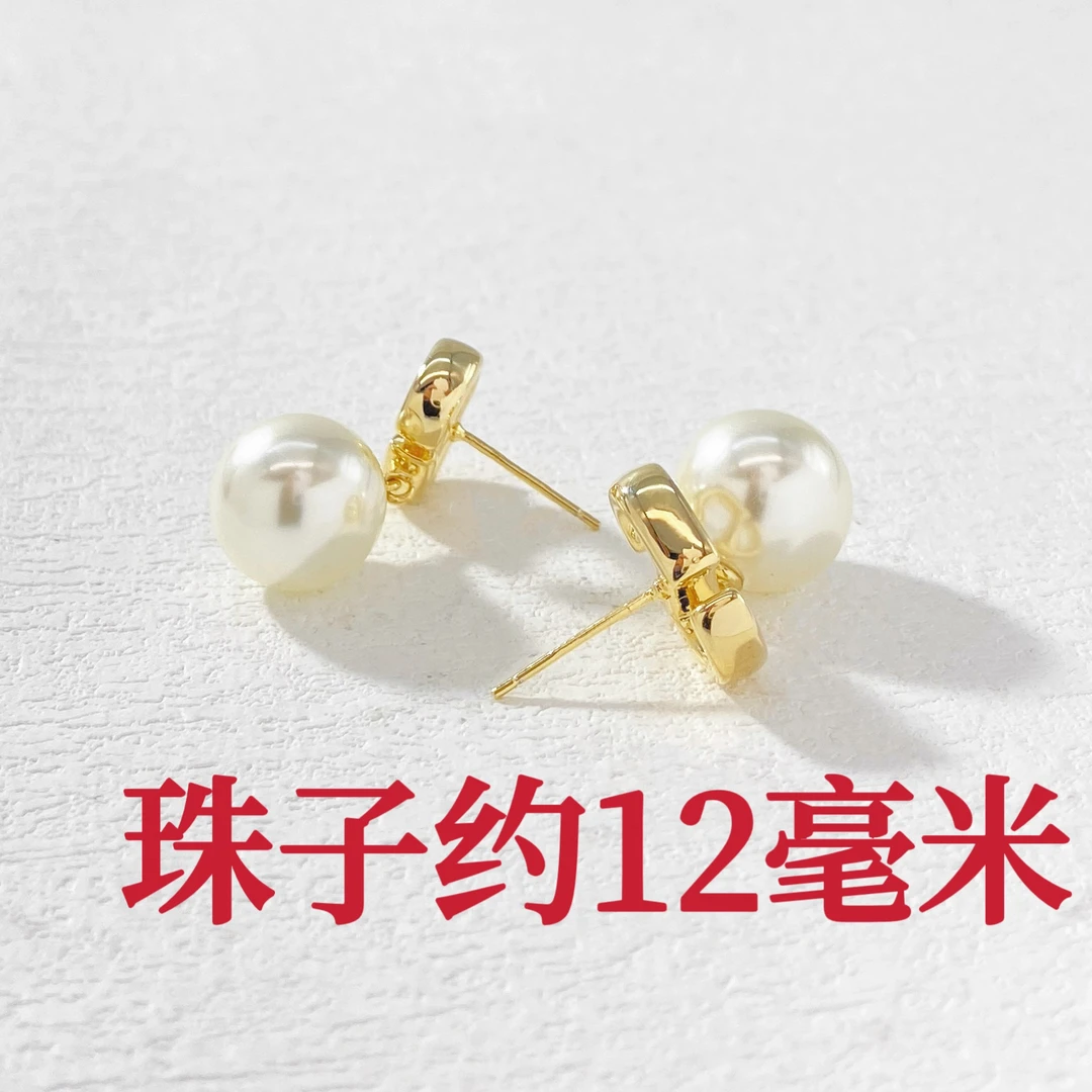 铜合金耳饰 木木（YS408） 猪鼻子珠子耳钉耳环