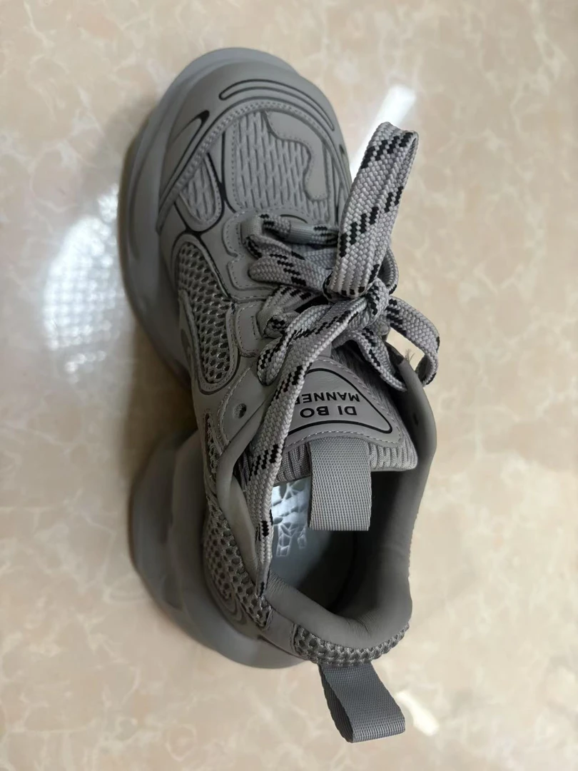 [十一]女鞋休闲运动潮牌复古灰色老爹鞋 D2218-1