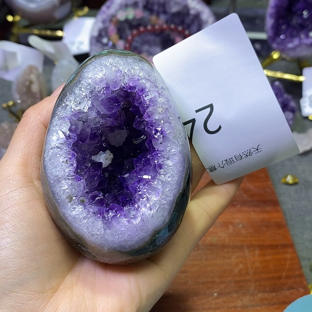 珠宝半成品未镶嵌紫晶