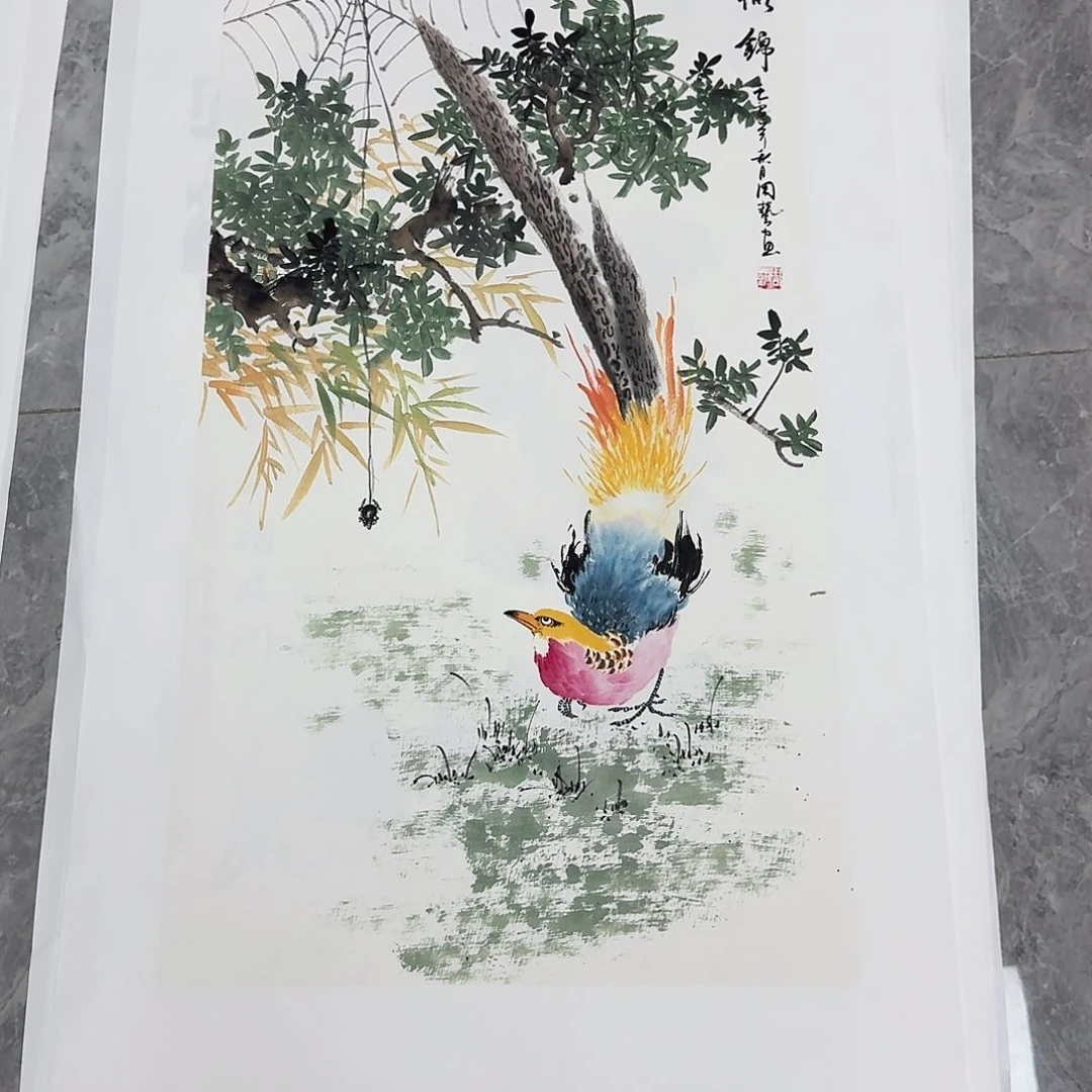 国画国画作品欣赏 100*50