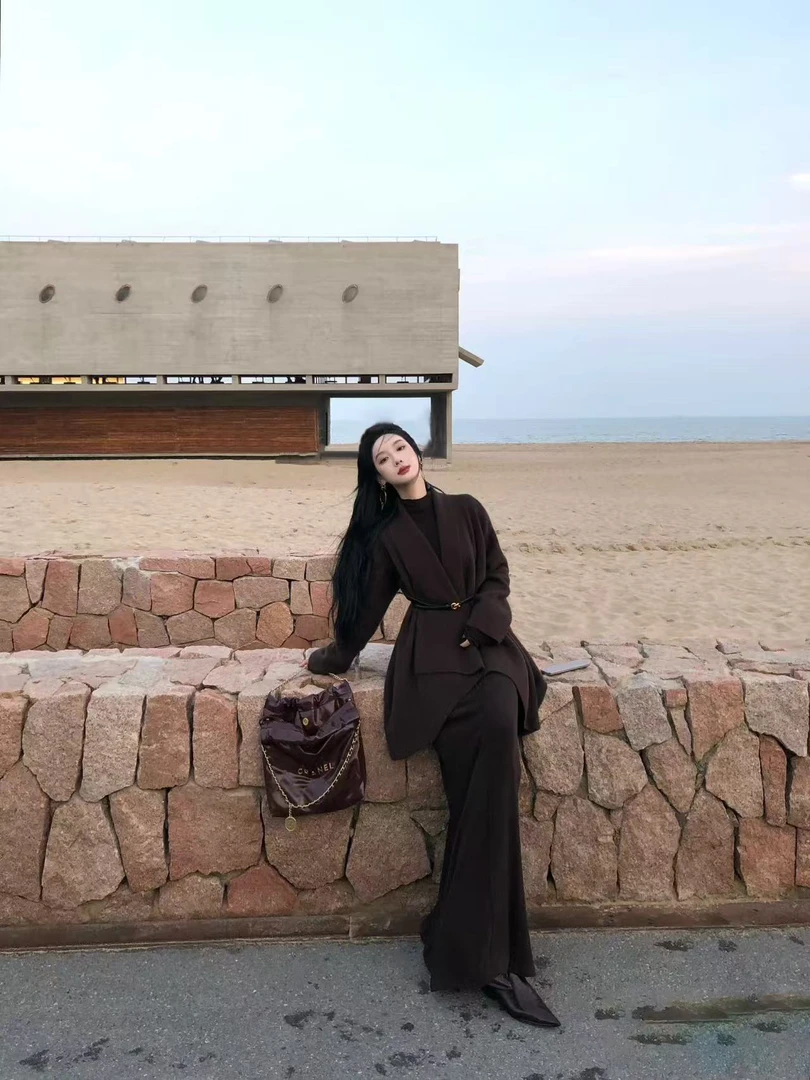 秋冬新款气质通勤INS风休闲风时尚显瘦女装套装穿搭女