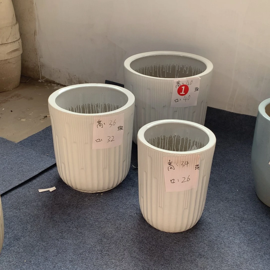 高温陶瓷花盆微瑕