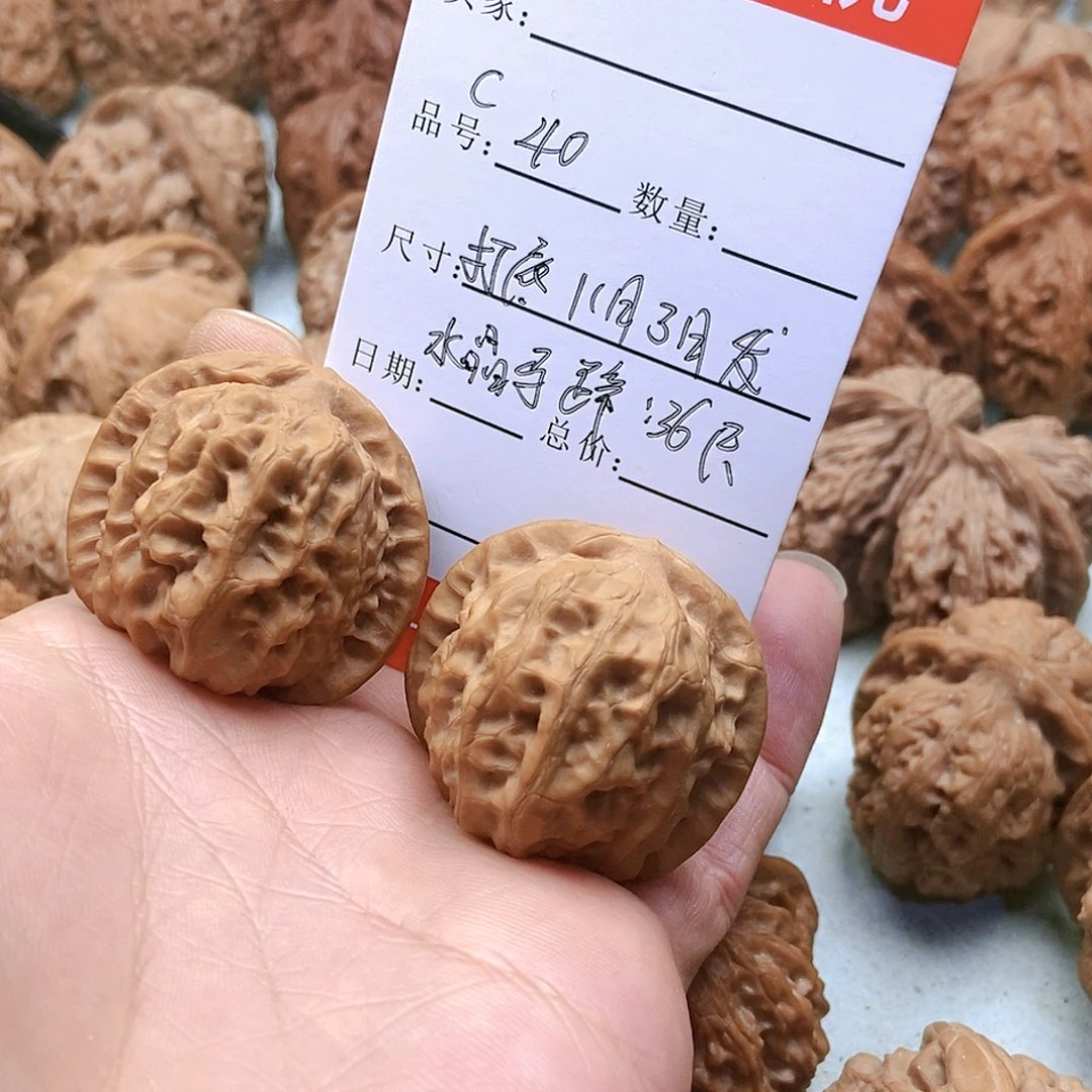 把件桃核火**.40号水晶马蹄36尺