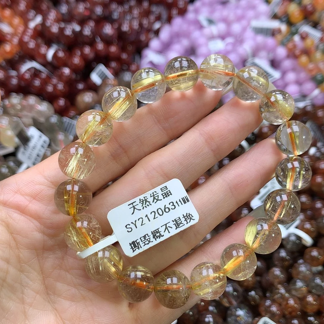 水晶手链未镶嵌，