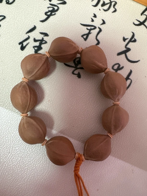22/28橄榄核核雕精挑款梅林铁核原皮素串
