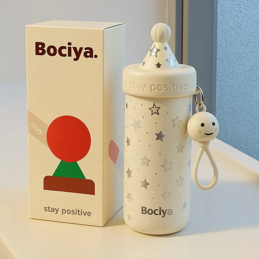 2025新款吸管保温杯女士水杯子女生女款精致高颜值可爱316不锈钢