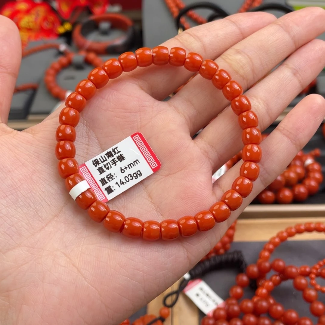 南红玛瑙6+mm 单圈未镶嵌吉*彦