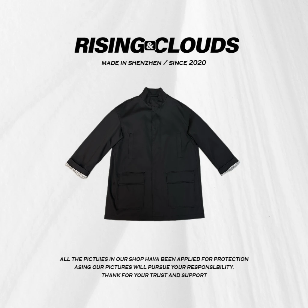 RISING&CLOUDS【小云姐】显瘦时尚休闲气质风衣010300