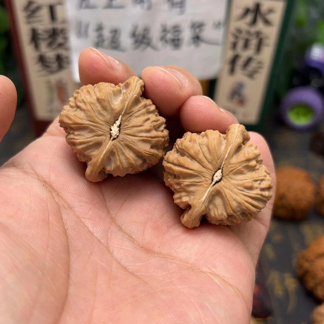 文玩核桃把件用****435白狮子