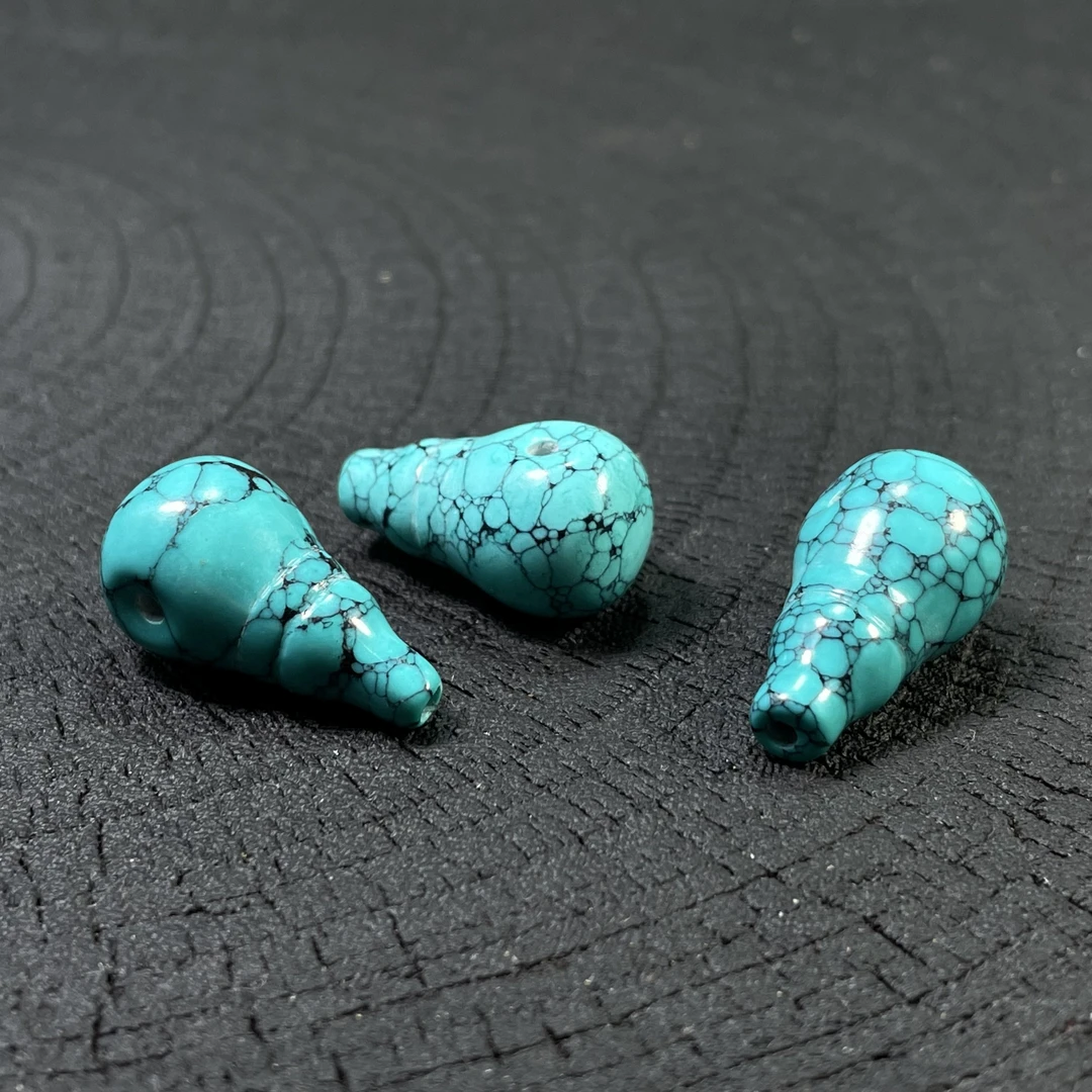 0112一体三通12mm网花蒙松散珠配串神器配星月猴头椰蒂手持配饰