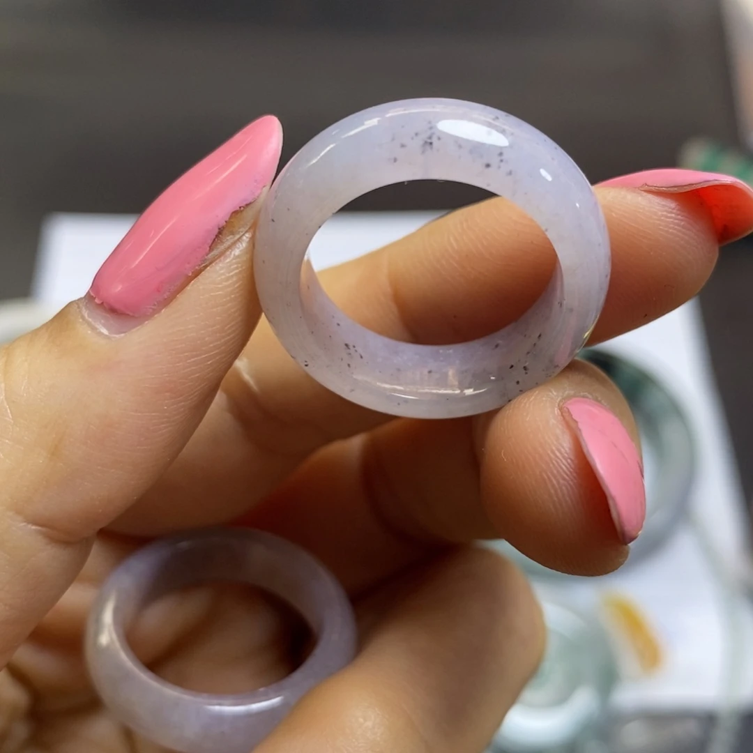 定制翡翠未镶嵌 戒圈16+