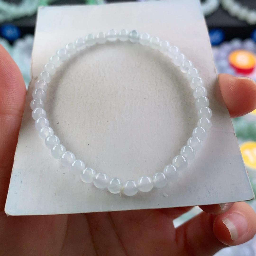 翡翠未镶嵌手链卡4.1