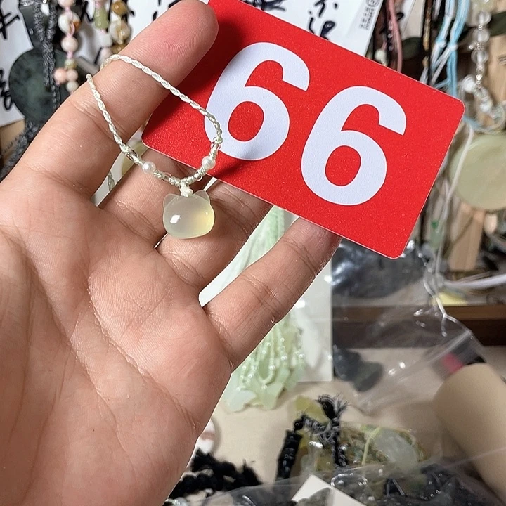 蛇纹石玉合金颈饰