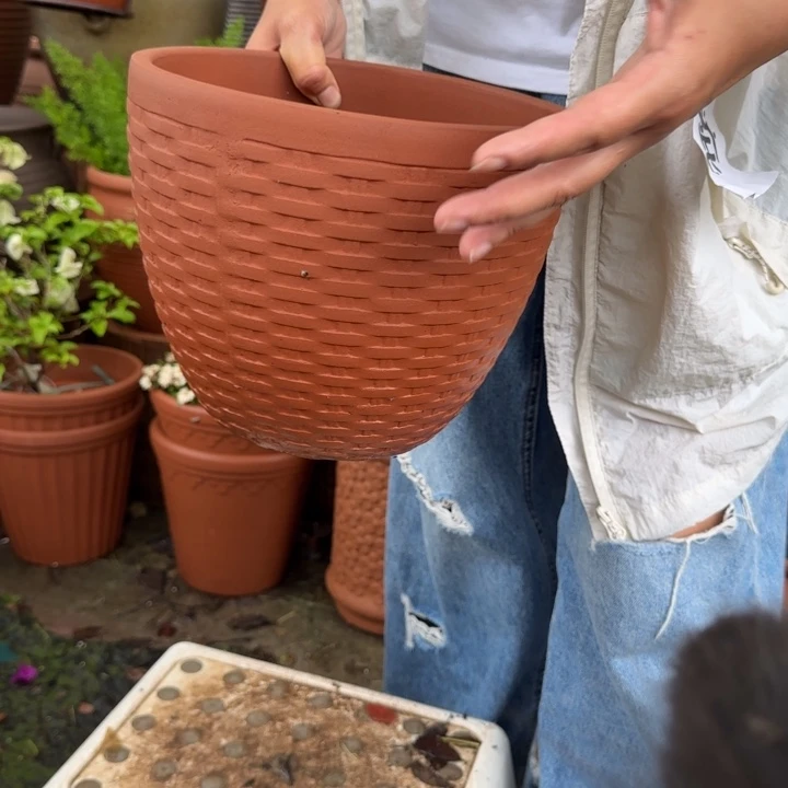 紫砂花瓶口24高20宜兴紫砂