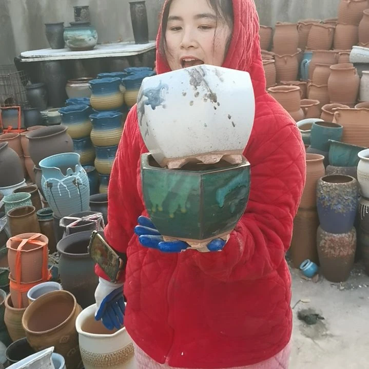 红陶口17高14瑕疵