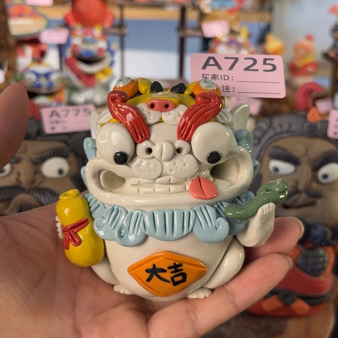 泥塑纯手工茶宠摆件