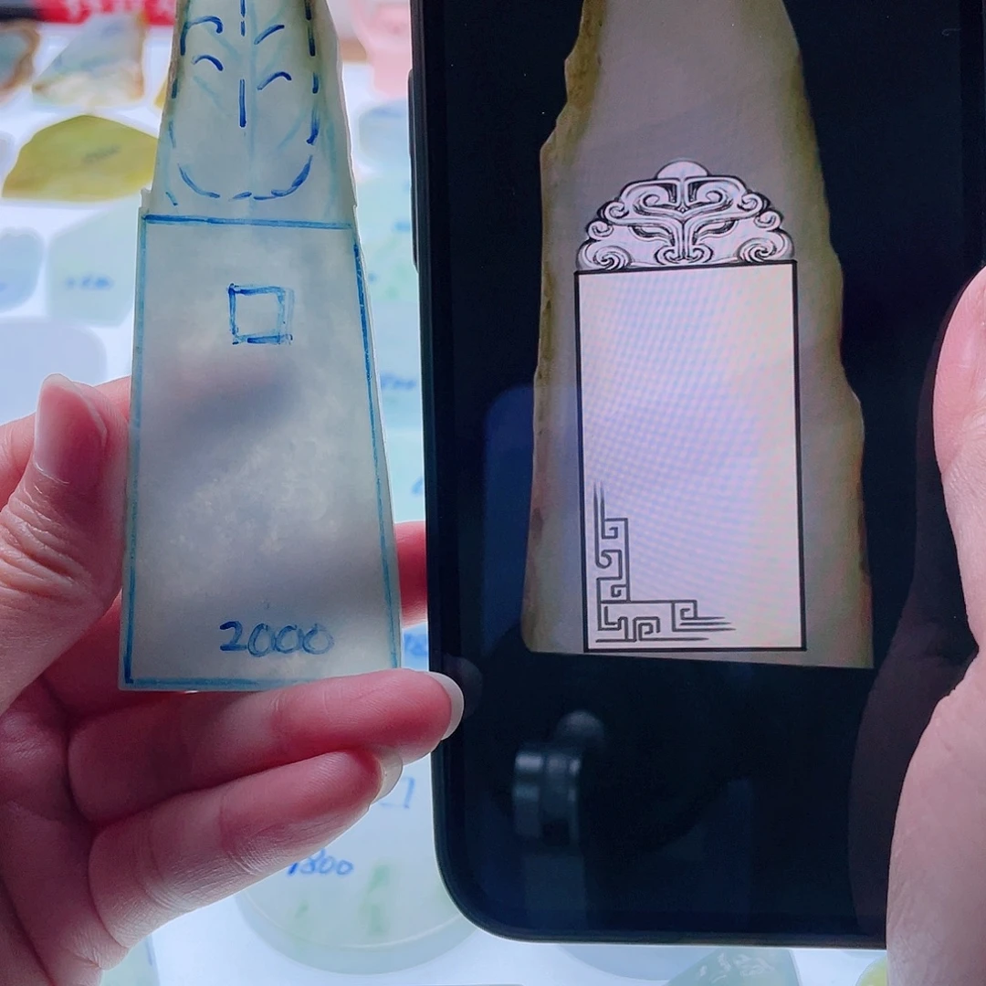 定制翡翠未镶嵌天然翡翠包工