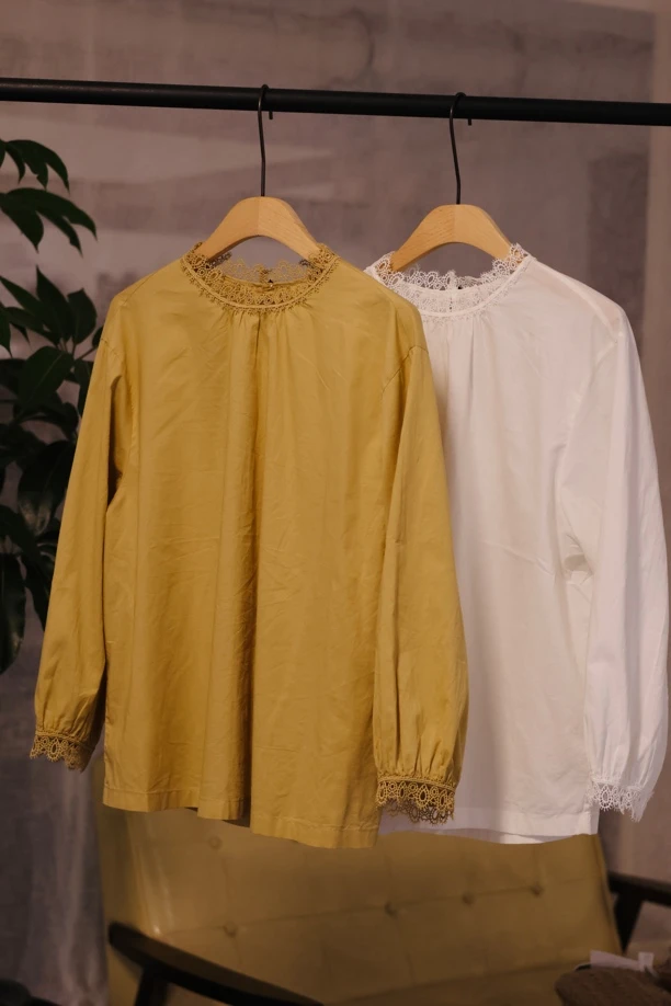 東与西 舒适生活系列 夏季娃娃衫衬衫LXJ2017