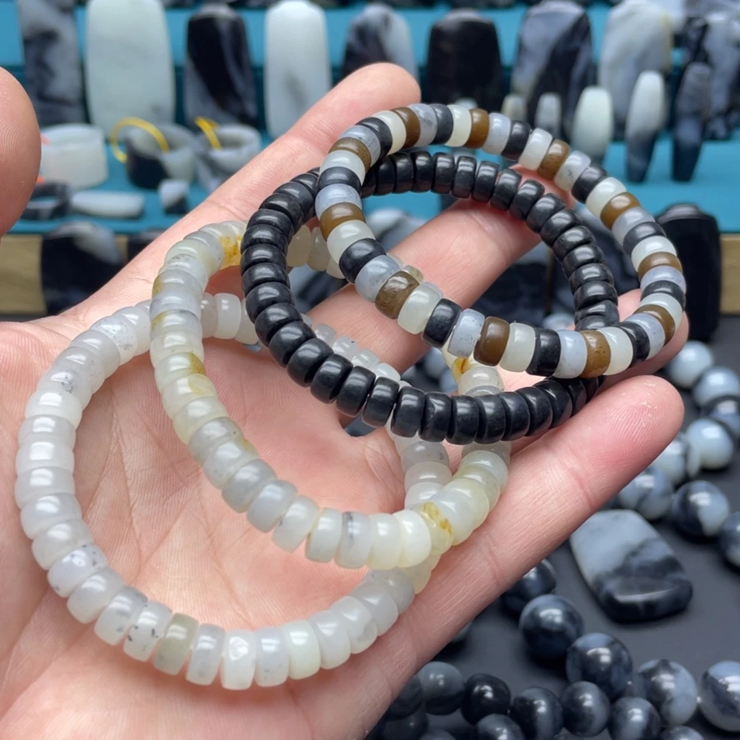 和田玉未镶嵌手串拍一发一多样性发货