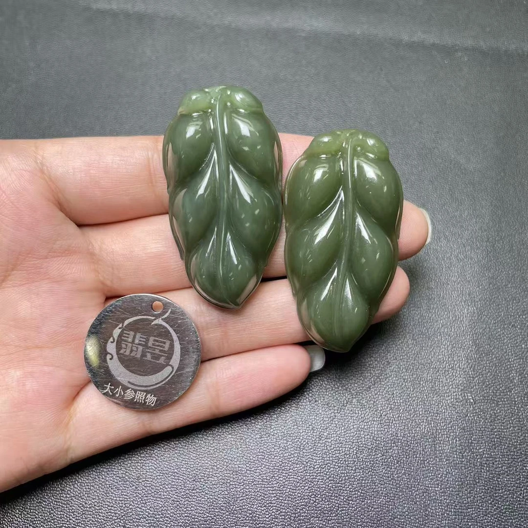 翡昱-SH40-49315-和田玉吊坠绑绳-约卡46*25*9+-多样性发其一
