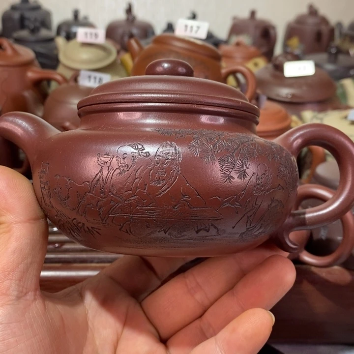 紫砂茶壶茗****馆精工制作