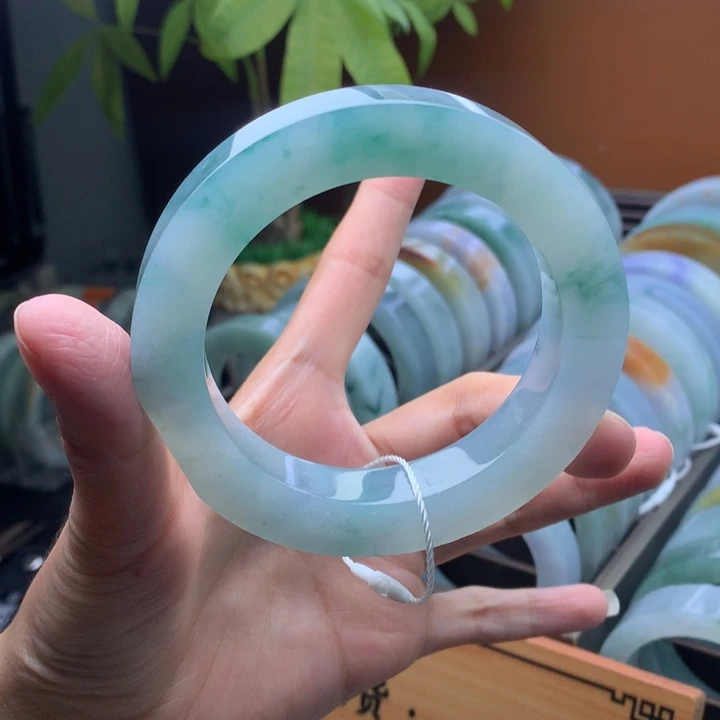 未镶嵌定制手镯定制翡翠定制59-65