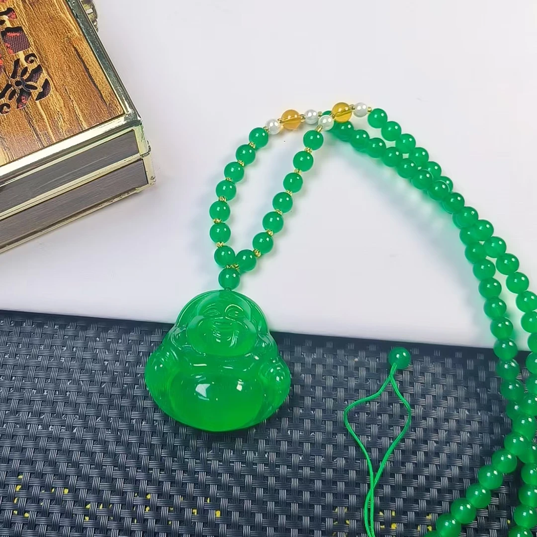 （聚宝严选）78绿大佛公吊坠精致气质妈妈款时尚精美
