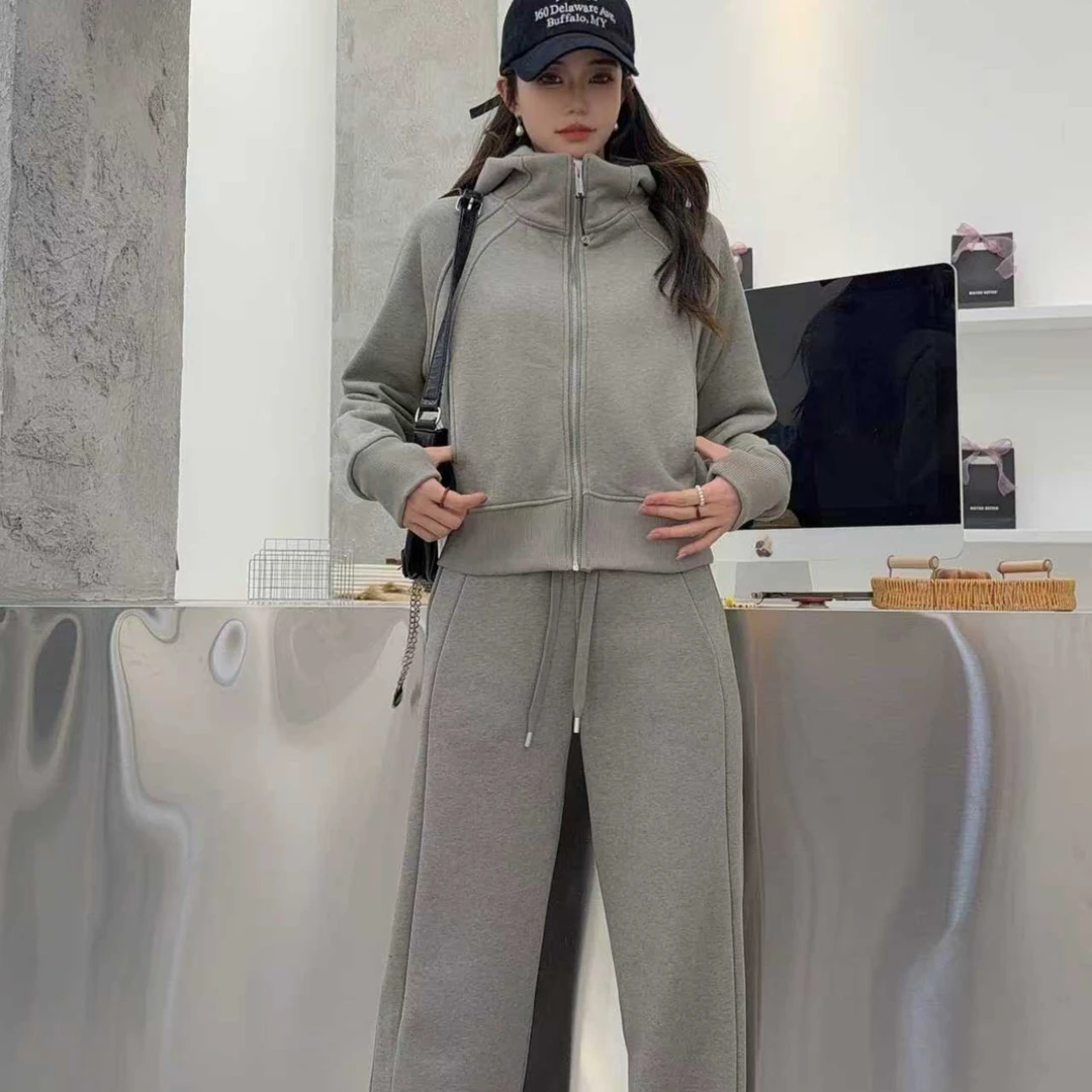 lululrnimeni/露露乐米尔QX品牌正品冬款加绒套装-8888