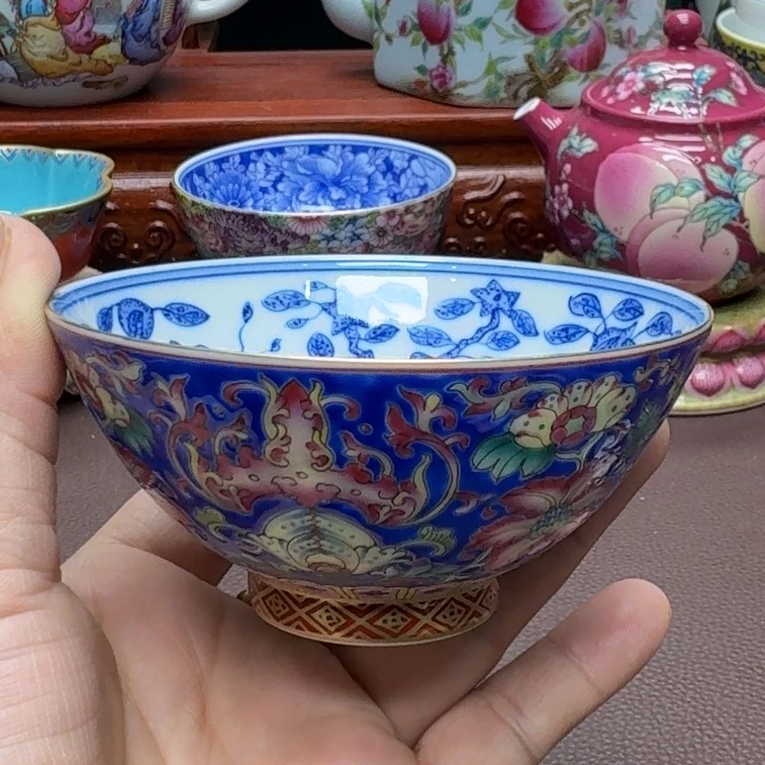 瓷片景德镇仿古手工制作精品展示