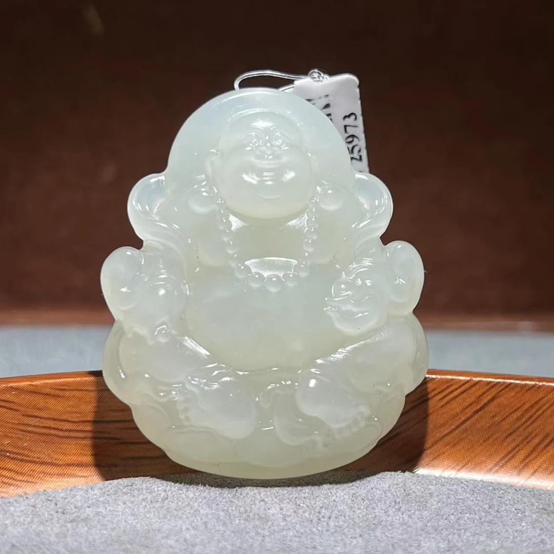 【张老斯珠宝】天然和田玉吊坠lx25973（拍一发一）