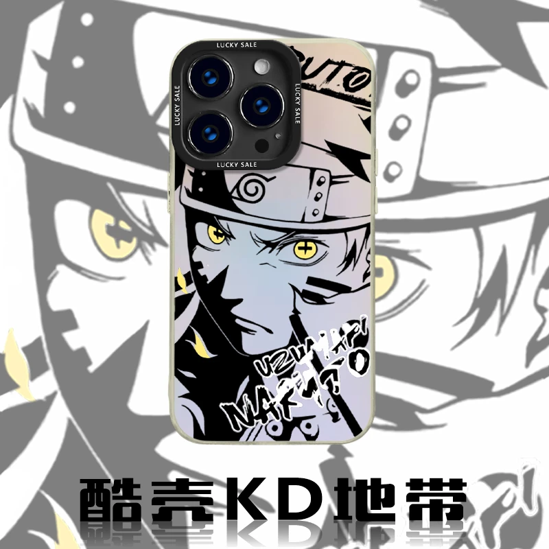 鸣人佐助-极光镭射IMD创意爆款适用苹果华为OPPOVIVO小米手机壳LS